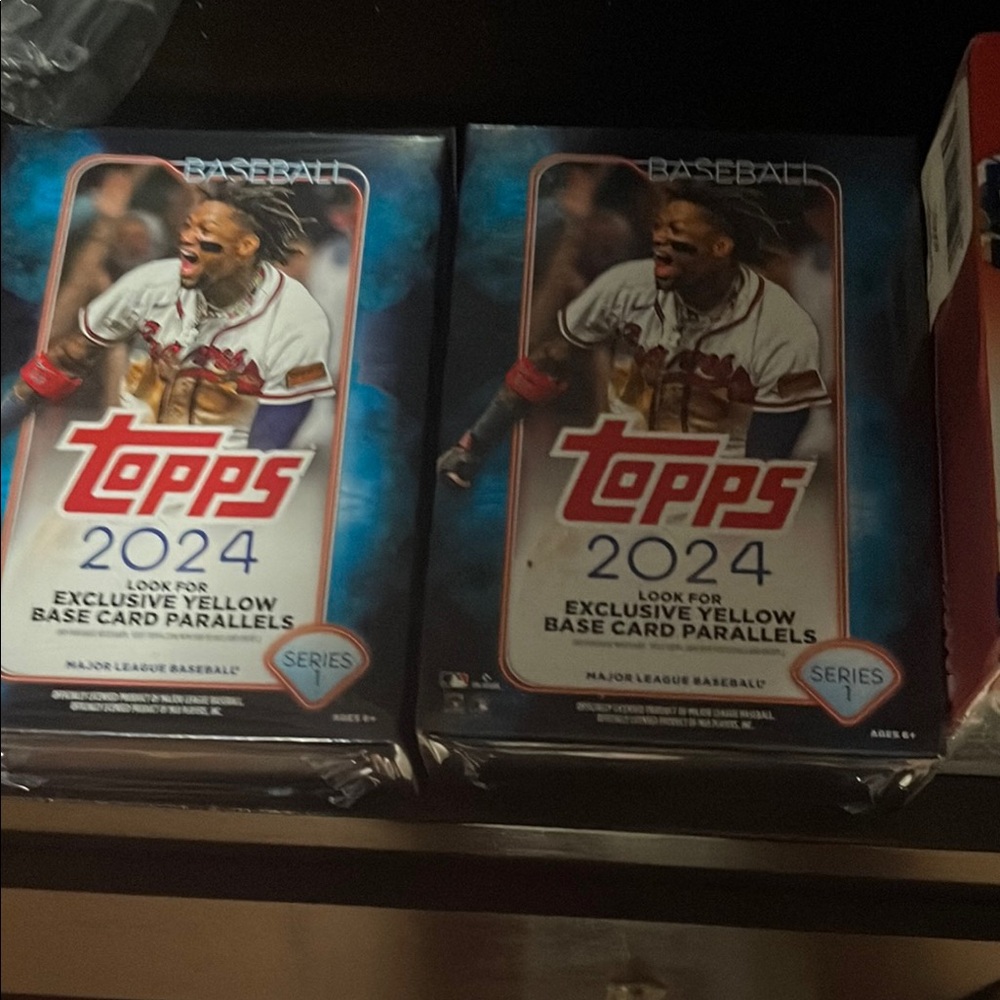 Topps Blue and Red Trading Cards Classic Collectible Set